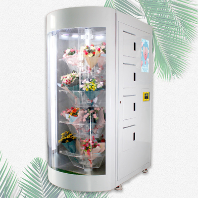 Máquina de venda automática do ramalhete da flor de Winnsen dos frutos frescos com sistema de refrigeração