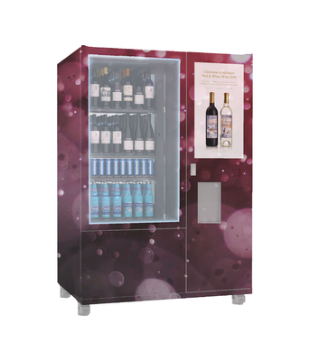 Controlo a distância da máquina de venda automática do vinho do elevador do pagamento do QR Code