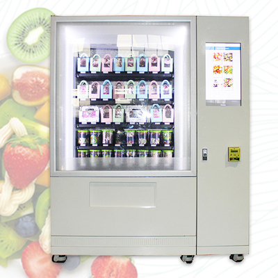 Imprense a máquina de venda automática da salada de 32 polegadas com sistema de transporte do elevador