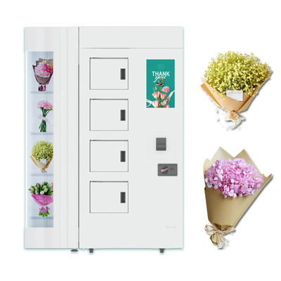Máquina de venda automática floral de 360 rotações com o leitor de cartão do crédito