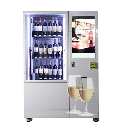 Verificação esperta de Champagne Wine Vending Machine Age do refrigerador do pagamento