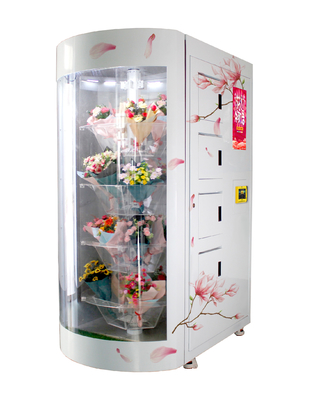 Tipo máquina de venda automática floral do Lcd da loja do tela táctil