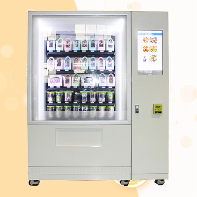 Líquido refrigerante esperto automático do fruto do vegetal de salada da máquina de venda automática com correia transportadora
