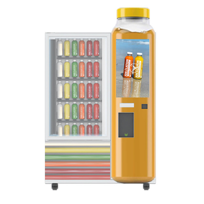 Líquido refrigerante esperto automático do fruto do vegetal de salada da máquina de venda automática com correia transportadora
