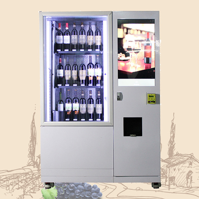 Máquina de venda automática do uísque da garrafa de cerveja do vinho tinto com sistema do elevador do elevador