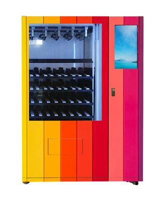 Máquina de venda automática da garrafa da salada com o leitor de cartão do sistema do elevador do pagamento do QR Code