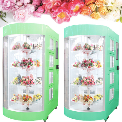 Vendendo o grupo pequeno e grande da máquina de venda automática da flor do tamanho dos ramalhetes convenientes para a loja floral