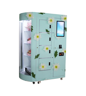 Máquina de venda automática interna da flor do uso 240V com pagamento com cartão de crédito do humidificador