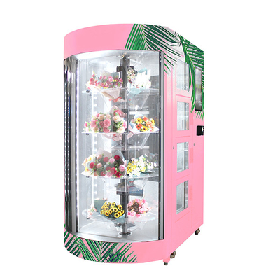 Ramalhete Rose Flores Smart Card Payment de Mini Mart Flower Vending Lockers Machine