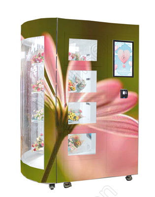 Ramalhete Rose Flores Smart Card Payment de Mini Mart Flower Vending Lockers Machine