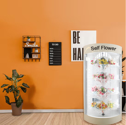 Presente automático do ramalhete da máquina de venda automática da flor do tela táctil de Winnsen combinado