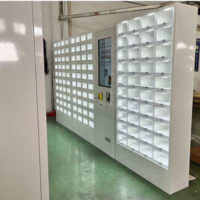 Smart Large Locker Vending Machine With Cooling System Sale At The Station