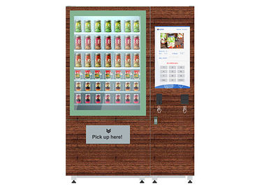 Cerque a máquina de venda automática do refrigerador do sistema do elevador para a salada/fruto/venda vegetal