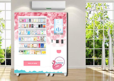 Máquina de venda automática do mercado dos vernizes para as unhas cosméticos da joia dos produtos do perfume mini com pagamento de Digitas no aeroporto