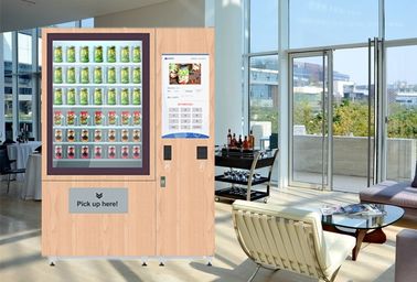 Máquinas de venda automática feitas sob encomenda da salada de fruto/tela táctil congelado da máquina de venda automática