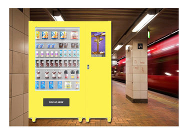 Cacifos personalizados da máquina de venda automática do alimento da refeição para a estação de ônibus, máquina de venda automática do sanduíche