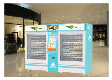 Máquina de venda automática exterior interna da medicina da droga do elevador do elevador com anúncio da tela