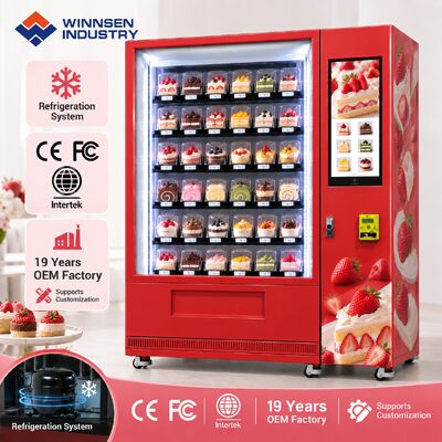 Qualidade Winnsen Cupcake and Bread Vending Machine for Supermarket Coffee Shop Office Lobby fábrica