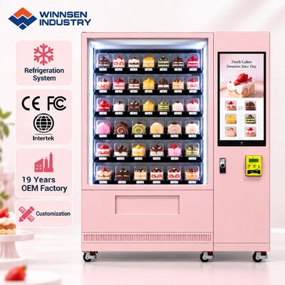 Qualidade Winnsen Cupcake Vending Machine for University Campus Hospital Canteen Self Service fábrica