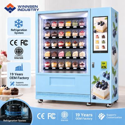Qualidade Winnsen Bread and Pastry Vending Machine for Airport Metro Station Hotel Lobby fábrica