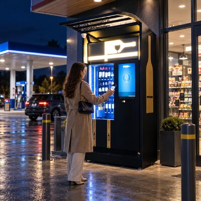 Qualidade Máquina de venda de vinhos Winnsen 24 horas sem vigilância Cartão QR sem dinheiro Opções de pagamento fábrica