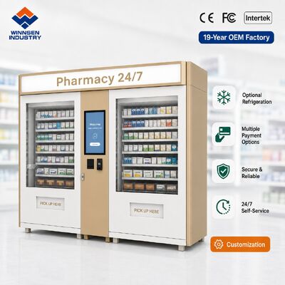 Qualidade Winnsen Clinic Pharmacy Vending Machine Prescription Pickup Locker for Medical Center fábrica