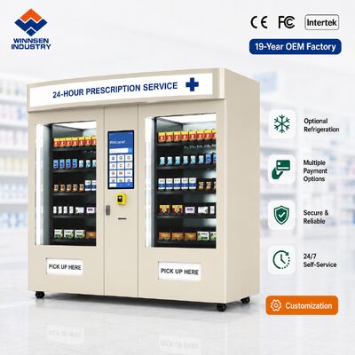 Qualidade Winnsen 24H Máquina de Dispensação de Medicamentos de Emergência Verificação de Identificação do Paciente para Urgência do Hospital fábrica