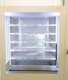 Máquina de venda automática do refrigerador da farmácia, micro máquina de venda automática do mercado com correia transportadora