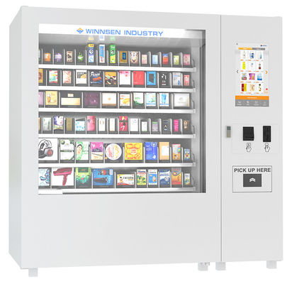 A máquina de venda automática combinado do alimento personalizou a cor para a escola/estação de caminhos-de-ferro