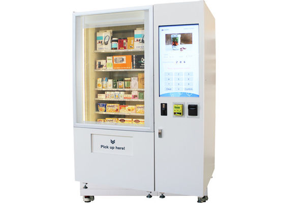 Máquina de venda automática diferente da medicamentação do tamanho com tela de uma propaganda de 22 polegadas a grande
