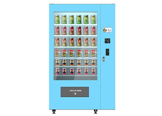 24 horas de máquina de venda automática da salada com refrigerador e elevador, mantêm-se fresco