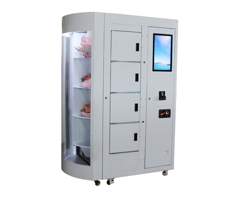 Máquina de venda automática da flor branca com Humidty e controle de temperatura