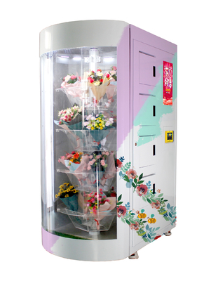Cacifo refrigerando Smart da máquina de venda automática automática da flor de Winnsen