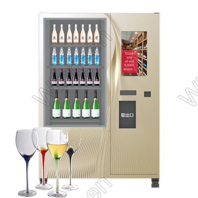 Transporte Mini Champagne Vending Machine Winnsen do cartão de crédito
