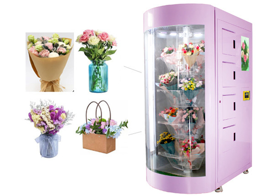 24 do florista horas de máquina de venda automática de Fresh Flower Station com controlo a distância