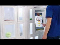 Elevação - tecnologia que refrigera a máquina de venda automática refrigerada do ovo do cacifo para alimentos frescos